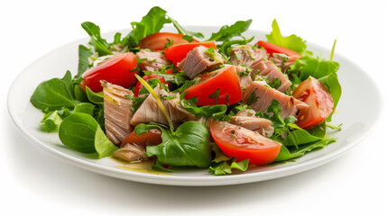 Savory Presentation: High-Quality Photo of Tuna Salad Plate