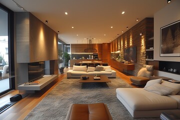interior house design sofa living furniture floor modern room home table luxury carpet architecture apartment