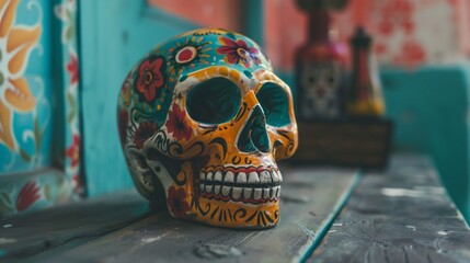 Painted sugar skull