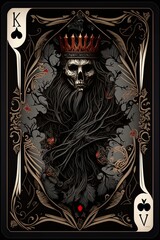 Fototapeta premium Find Your Path Tarot Deck for Guidance in high resolution isolated on a dark background