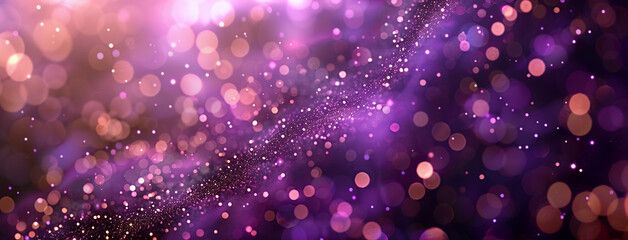 background with bubbles, Abstract purple background with bokeh effect and shining defocused...