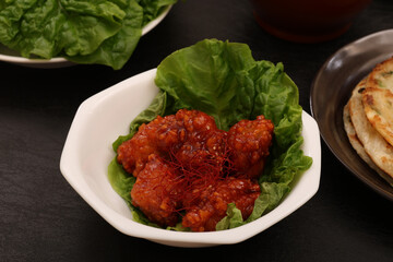 ヤンニョムチキン
