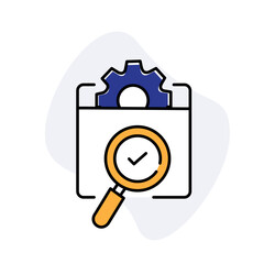 Ensuring Product Quality And Quality Assurance Vector Icon Design