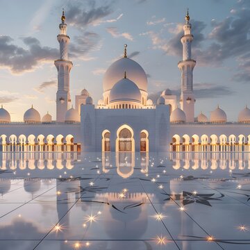 A mosque Eid al-Adha Theam