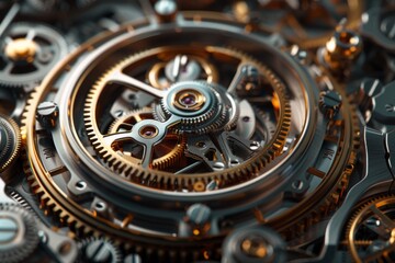 Intricate Mechanics of a Luxury Watch

