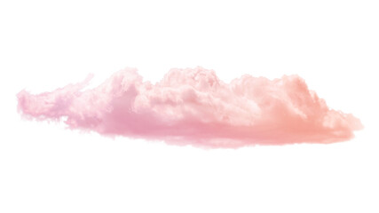 PNG pink aesthetic cloud sticker, transparent background