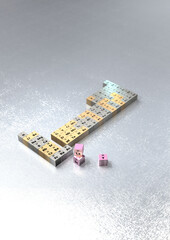 周期表のキューブ