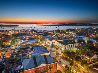 Fernandina Beach, Florida, USA Historic Downtown - 788211172