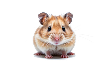 cute hamster isolated on transparent background