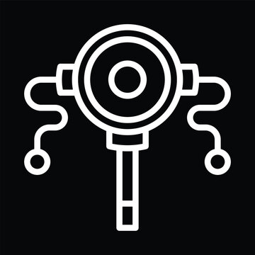 recommend clip art: rattle drum instrument icon outline