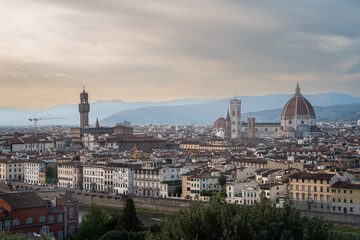 Aerial view of the city of Florence