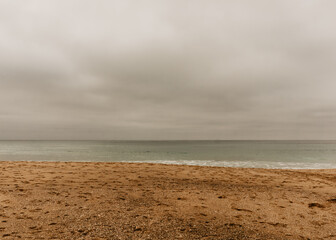 A quiet beach in San Sebastian - Spain