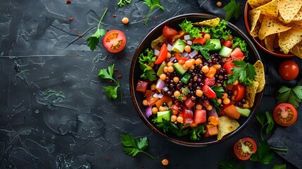 Savory Texan Bowl with Black-Eyed Peas