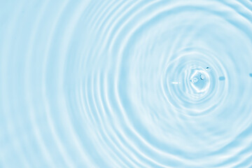 Abstract transparent water shadow surface texture natural ripple on blue background - 788222575