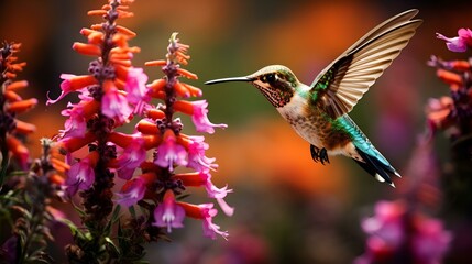 hummingbird in flight
