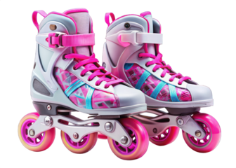 roller skates shoes isolated