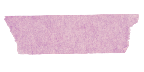 Washi tape png collage element, pink planner sticker on transparent background
