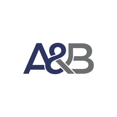 A&B Letters Logo Vector 001