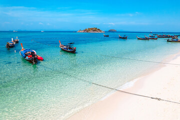 Beach and clear sea in summer on Koh Lipe