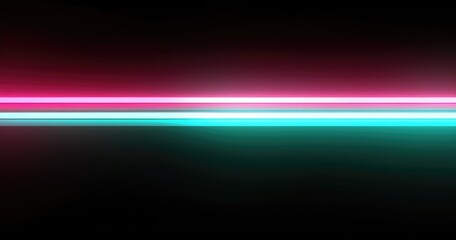 Cyber Neon Lines in Teal and Pink
