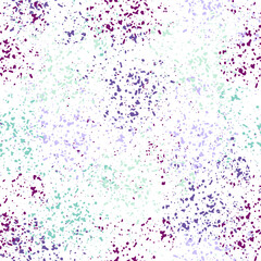Bubbly colorful hand drawn seamless pattern.