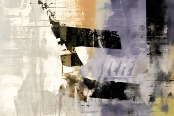 Typo, Fonts, Rough charcoal sketch on old paper, clean and simple brush stroke abstract art swatch on white background, cracked, black-and-gold etchings, fleeting light contrasts, deconstructive