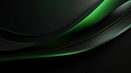 minimalistic black and green abstract geometric background