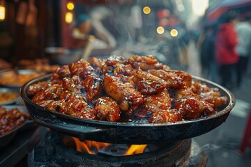 Chicken Foot delicacy in a hidden alley eatery, culinary secrets of the city
