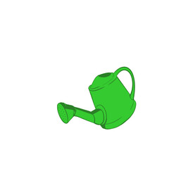 Arrosoir vert pour le jardin