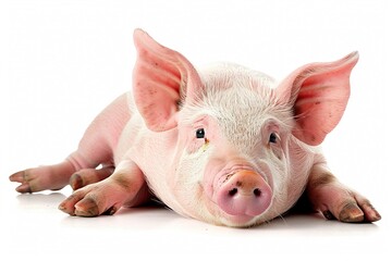 Pig, Isolated on white