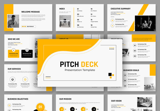Pitch Deck Presentation Layout