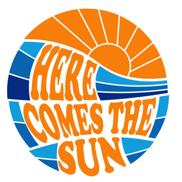 Here comes the sun svg