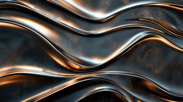Abstract Background, Luxury: high-quality metals materials