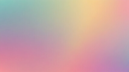 Obraz premium Beautiful color gradient background with noise. Abstract pastel holographic blurred grainy gradient banner background texture Colorful digital grain soft noise effect Nostalgia, vintage, retro