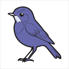 sparrow Line  filled illustration can be used for logos