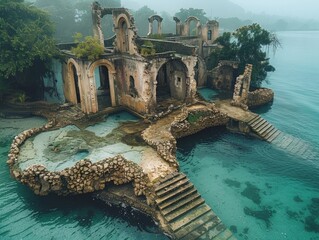 Port Royal, sunken pirate city in Jamaica