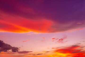 Abstract and pattern of cloud sky Calming coral, Orange, Trend color of the year background,...