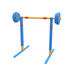 3d Icon Illustration Gym equipment