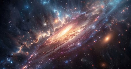 The Depths of Space: Nebulae in Detail
 - obrazy, fototapety, plakaty