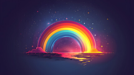 Montessori rainbow logo