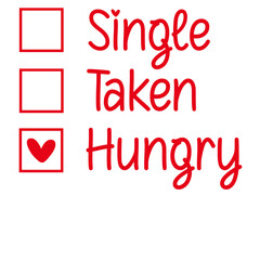 Single Taken Hungry svg