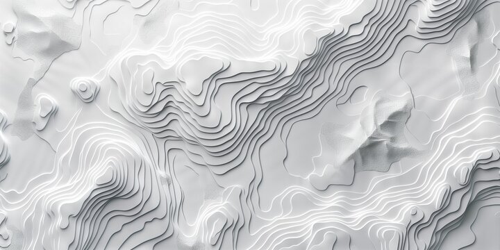 white landscape with mountains and hills