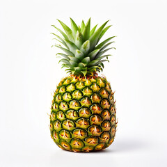Fototapeta premium Pineapple isolated con a WHITE background