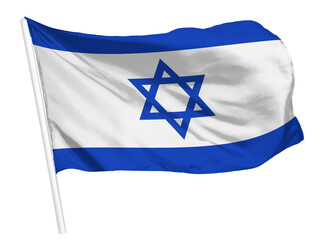 Israel flag png waving, national symbol graphic