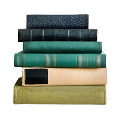 Book stack png sticker, reading image on transparent background