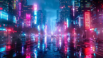 Dreamlike future cityscape, wallpaper in neon colors  ,ultra HD,digital photography