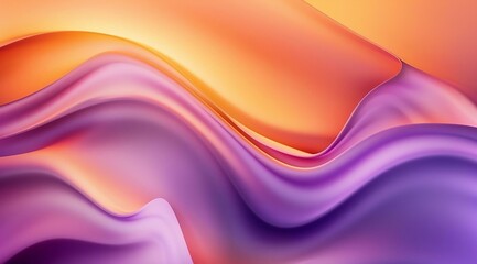 purple, orange, yellow, and blue. The design is elegant and minimalistic, perfect for conveying an artistic vibe. It could be used as the cover or banner on social media pages to convey creativity and