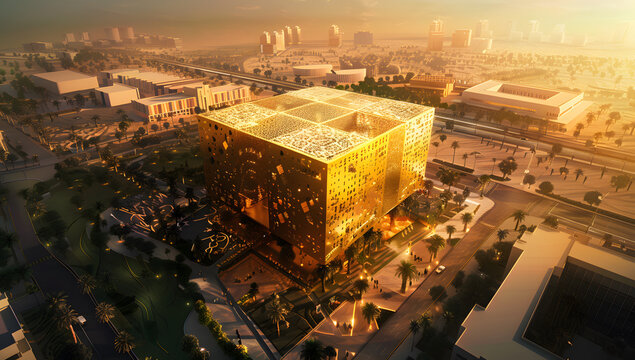 the mukaab or the new mukaab in Riyadh Saudi Arabia 2030 