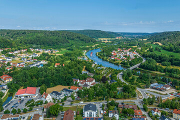 Der Erholungsort Beilngries im Landkreis Eichstätt im Luftbild