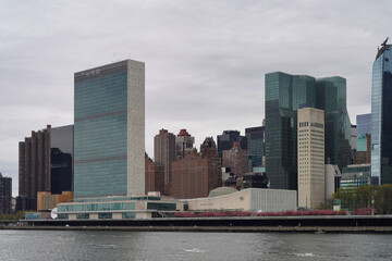 Manhattan seen from Roosevelt Island.